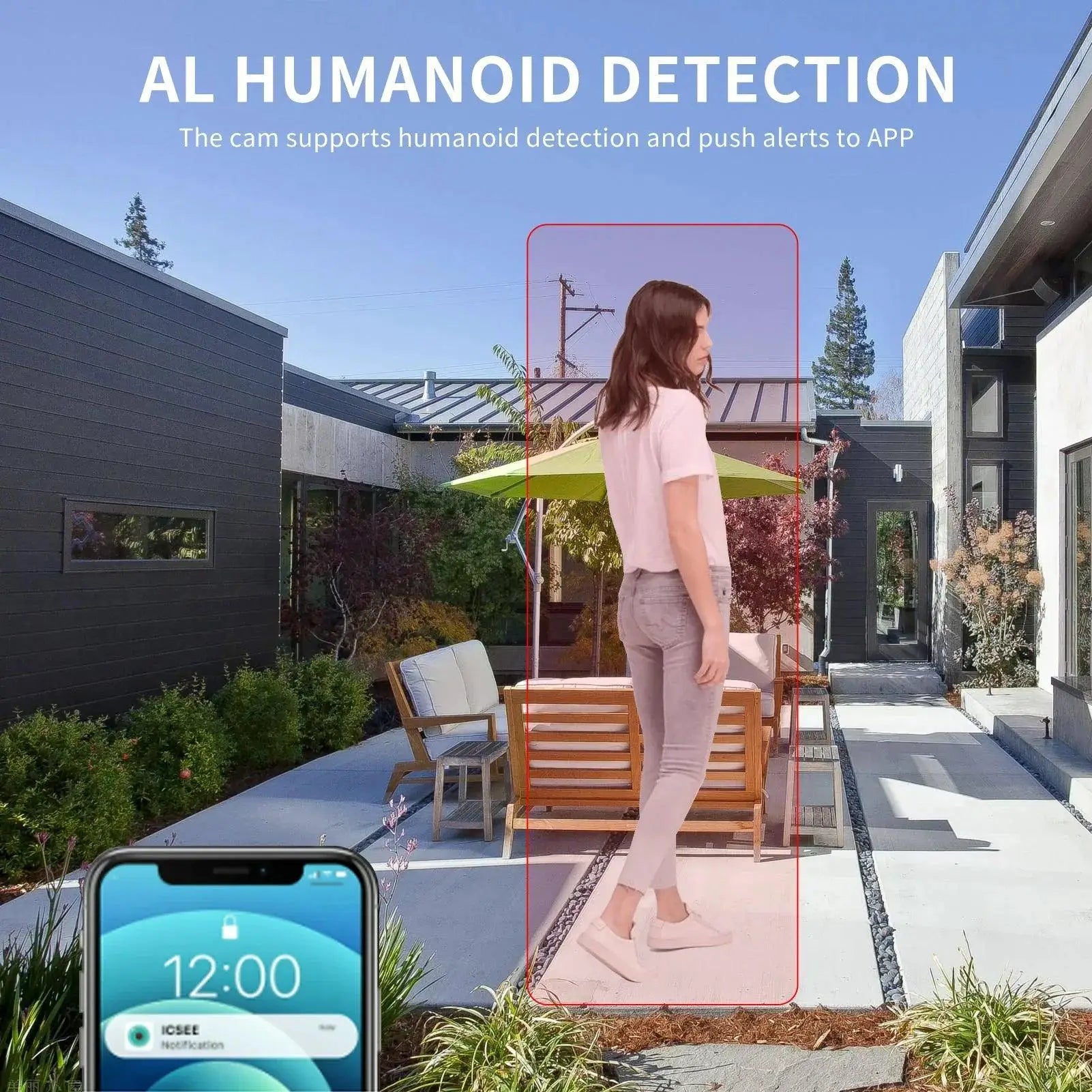 6MP Dual Lens PTZ WiFi Camera With AI Tracking Security