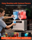 SucceBuy Commercial Slushy Machine Frozen Drink Machine Cups