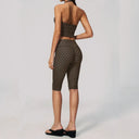 Yoga Capris Set Women Push Up Support 2pc