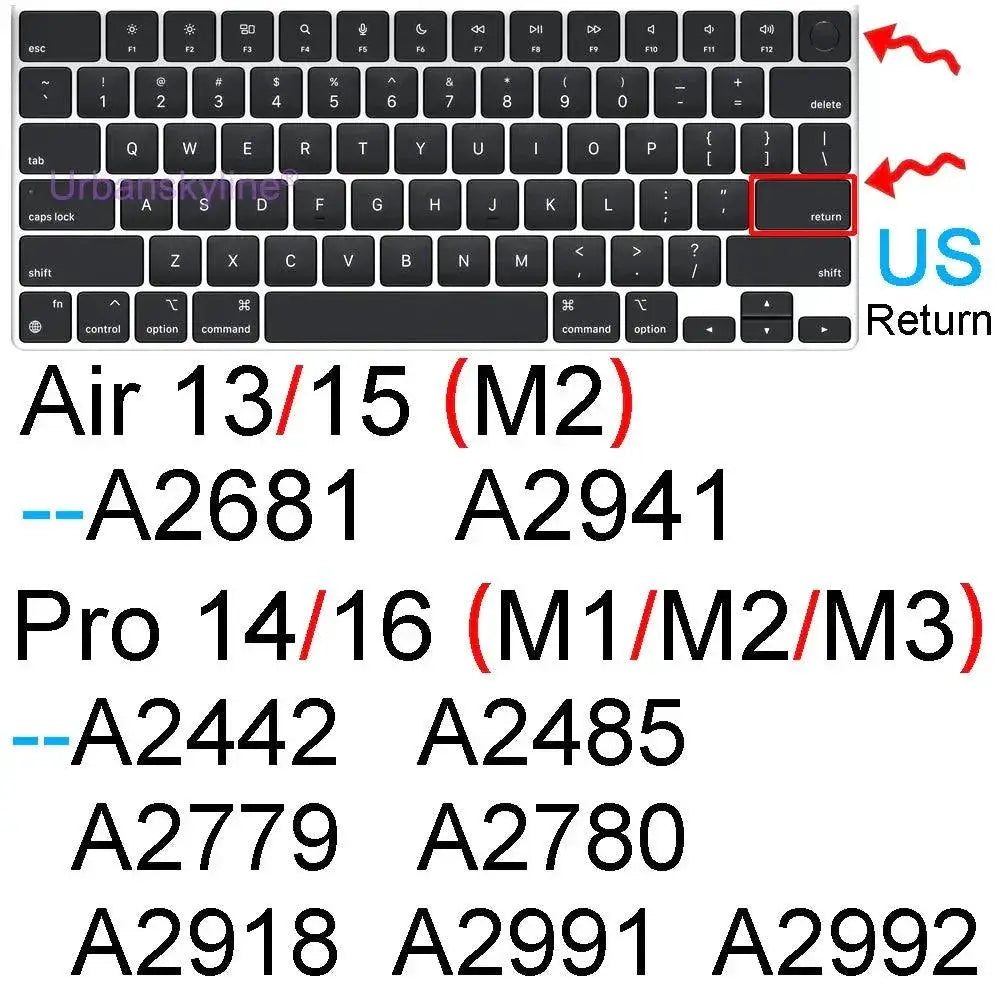 Keyboard Cover for MacBook Air Dustproof — product view 20