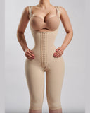Knee Length Hourglass Shapewear Faja With Zipper Control