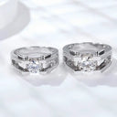 Certified Fine Silver Wedding Ring