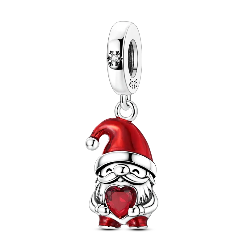 Merry Christmas Charm Bead Sterling
