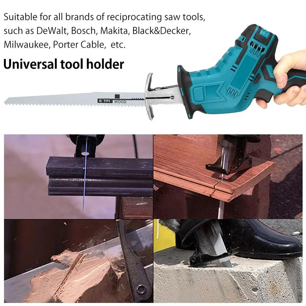 12-Pack Reciprocating Saw Blades for Wood & Metal Essential - OurLum.com