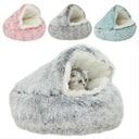 Cozy Plush Cat Bed Self-Warming Cat Nest for Dogs Cats