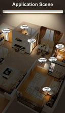 Versatile LED Sensor Bar Lights Induction Cabinet Lamp Home