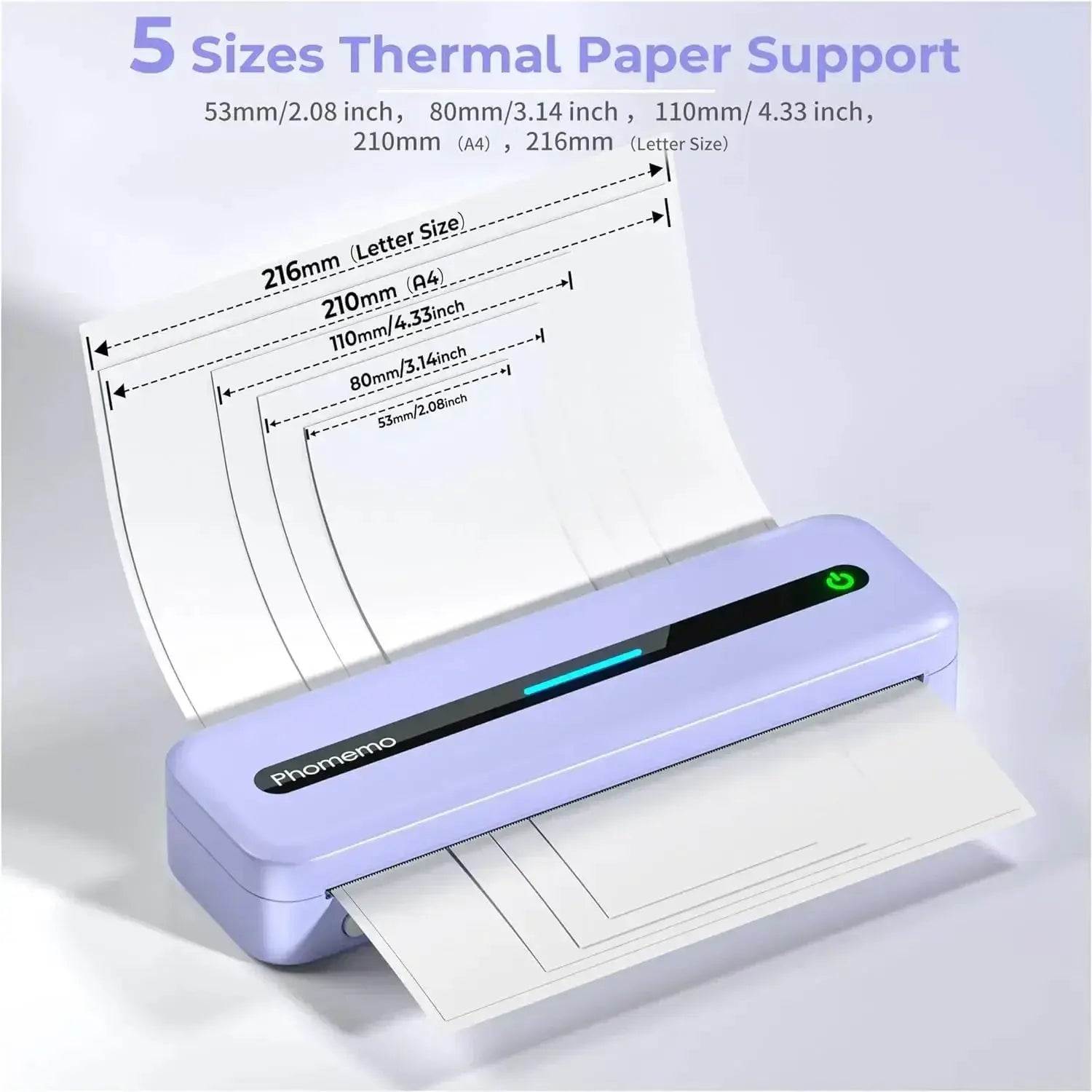 Phomemo M832 A4 Thermal Printer Bluetooth Portable Inkless