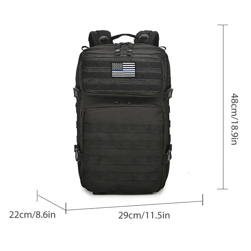 Outdoor Tactical Backpack for Mountaineering and Hiking