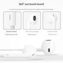 Wired In-Ear Headphones With Remote - Clear Call