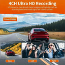 Dash Cam - 4 Lens 1080P Night Vision Parking