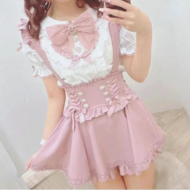 Gothic Lolita Empress Skirt Japanese Charm Twist Fashion