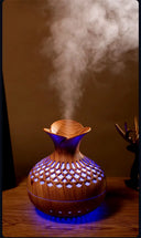 Wood Grain USB Aroma Diffuser Humidifier 300ml With LED
