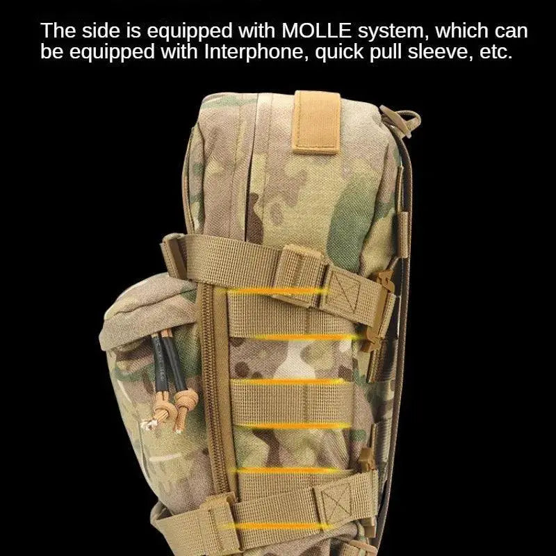 Lightweight Waterproof MOLLE Tactical Vest Backpack Outdoors