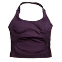 Breathable Gym Top Women Seamless Strappy Tank Bra