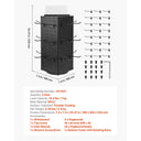 Metal Rotating Pegboard Display
