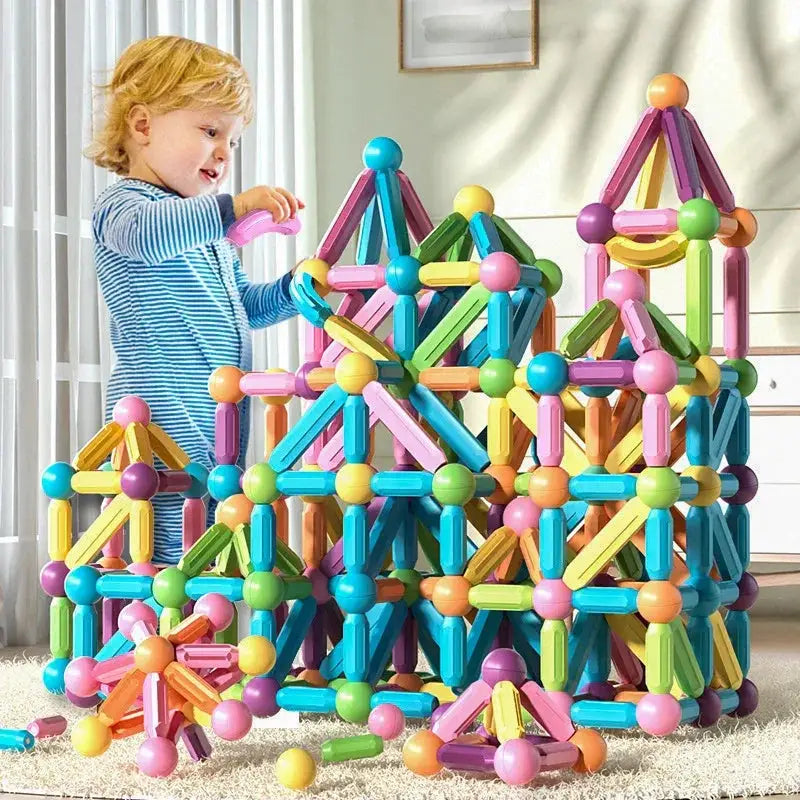 Kids Magnetic Construction Blocks Educational Toys Ages 4 14