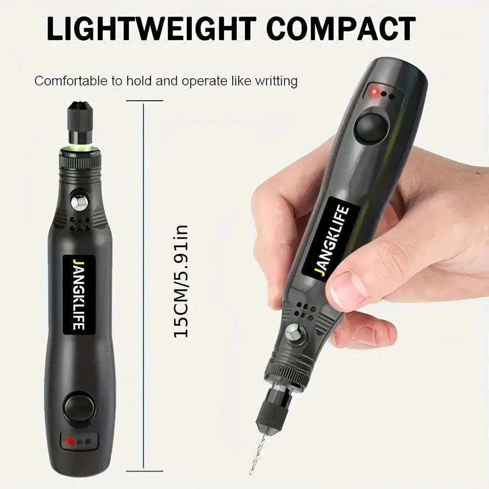 USB Cordless Rotary Tool Kit For Woodworking And Engraving