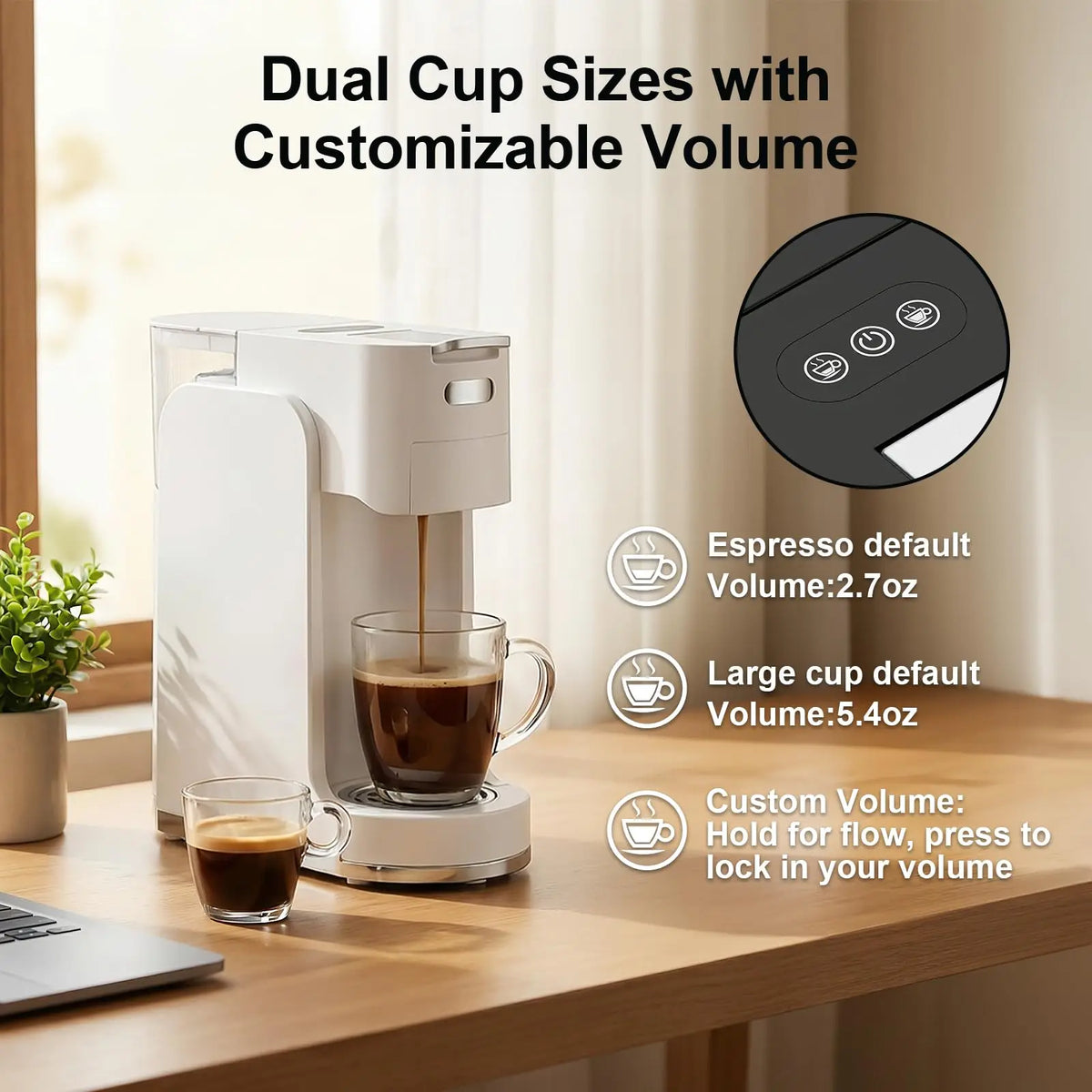 Single-Serve Coffee Maker, in Hot and Iced Coffee Machine — product view 5