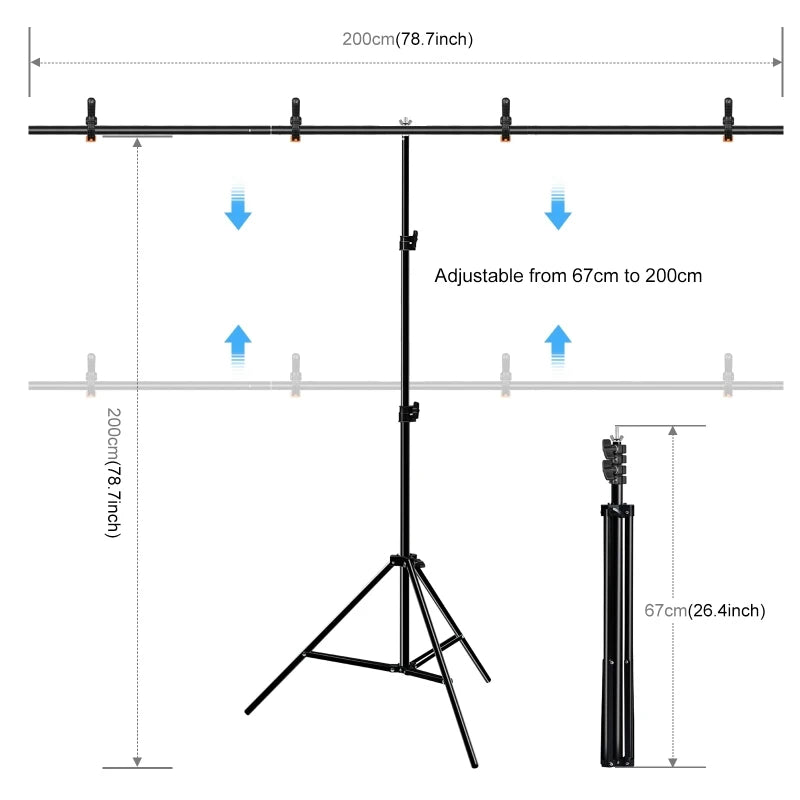 Puluz T-Shape Photo Studio Background