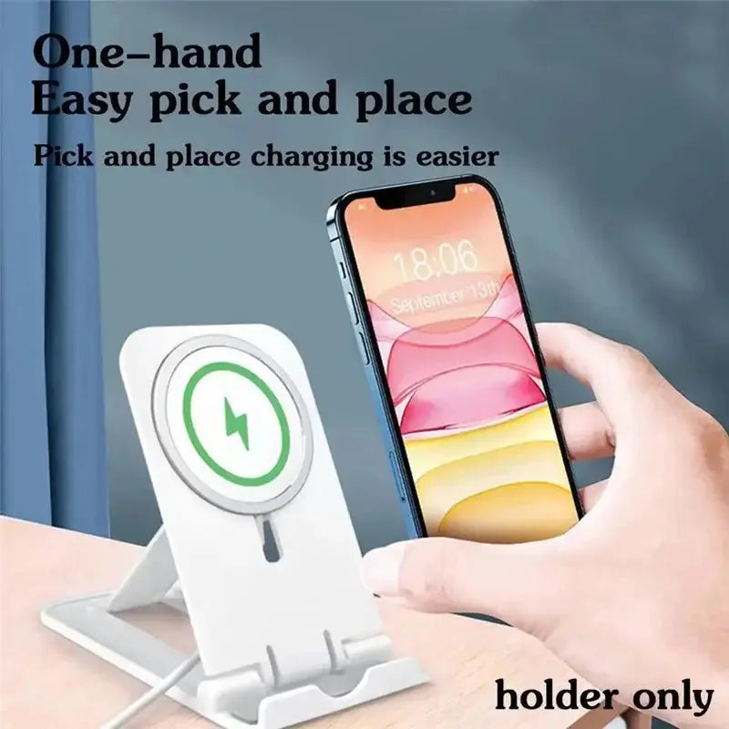 UKGO Fold Stand Cradle For MagSafe Charger iPhone 11to15