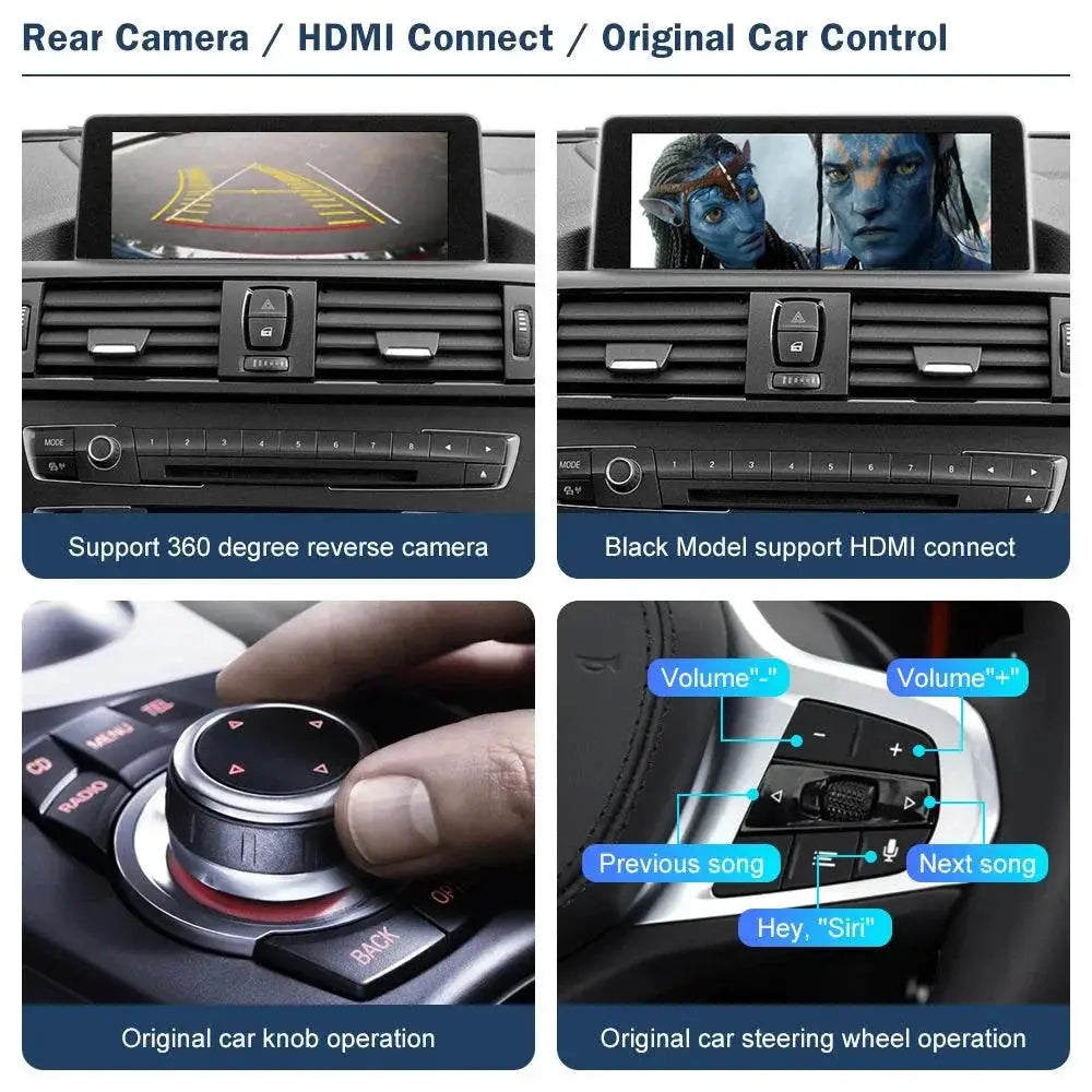 Wireless CarPlay Android Auto For BMW CIC Series 1 2 3 4 5 7 - OurLum.com