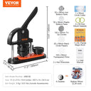 Ergonomic Button Maker Pin Kit