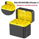 8 Slot 1.5V Battery Charger - Fast AA AAA Charging