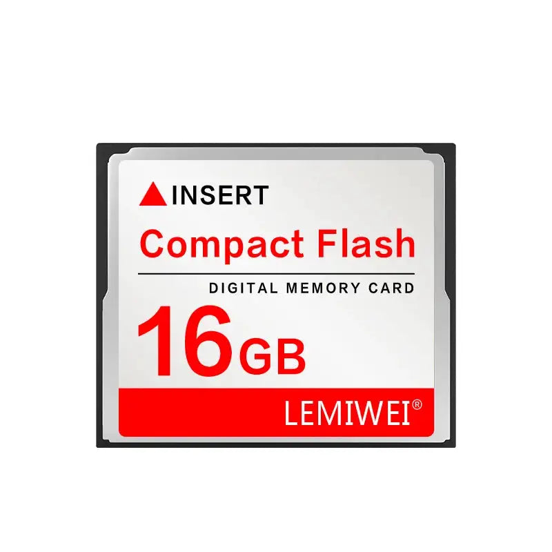 Lemiwei CF Card Insert 256MB 512MB 1GB 2GB 4GB 8GB 16GB 32GB 64GB Compact Flash Digital Memory Card High Speed Memoria CF Card