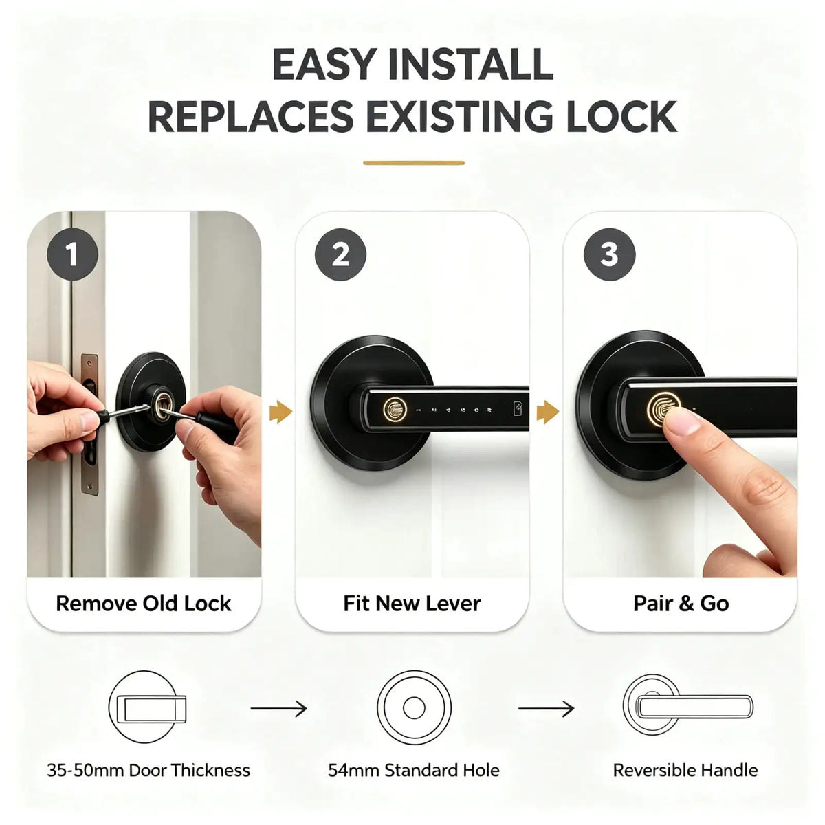 Smart Fingerprint Lock Keyless — product view 7