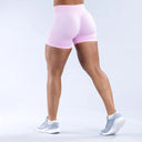 Women's Seamless Scrunch Butt Biker Shorts - Stylish Yoga Wear