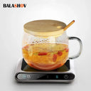 USB Portable Coffee Mug Warmer With 3 Temperature Settings For Office Desk Use