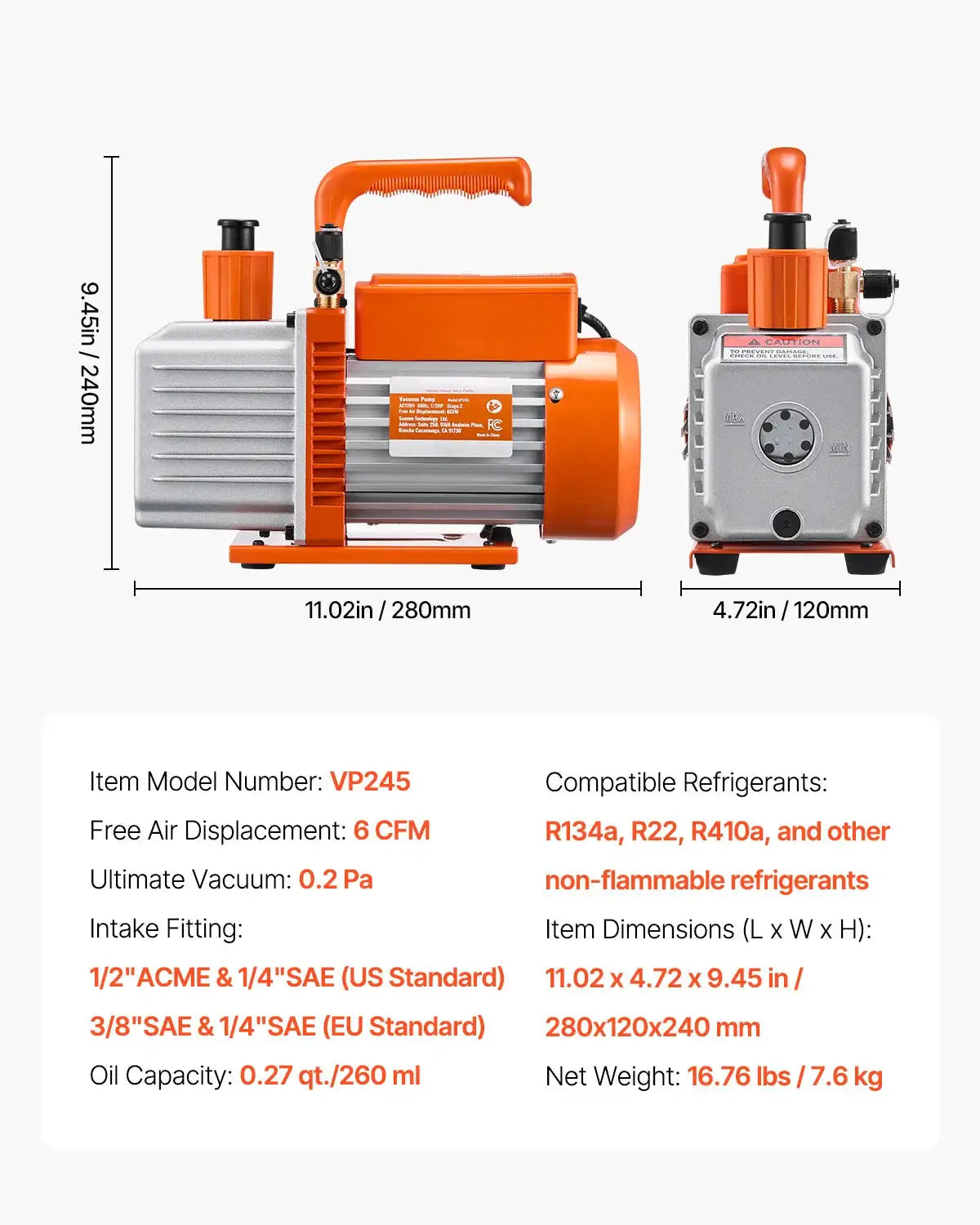High Performance Hvac Vacuum Pump — product image 10