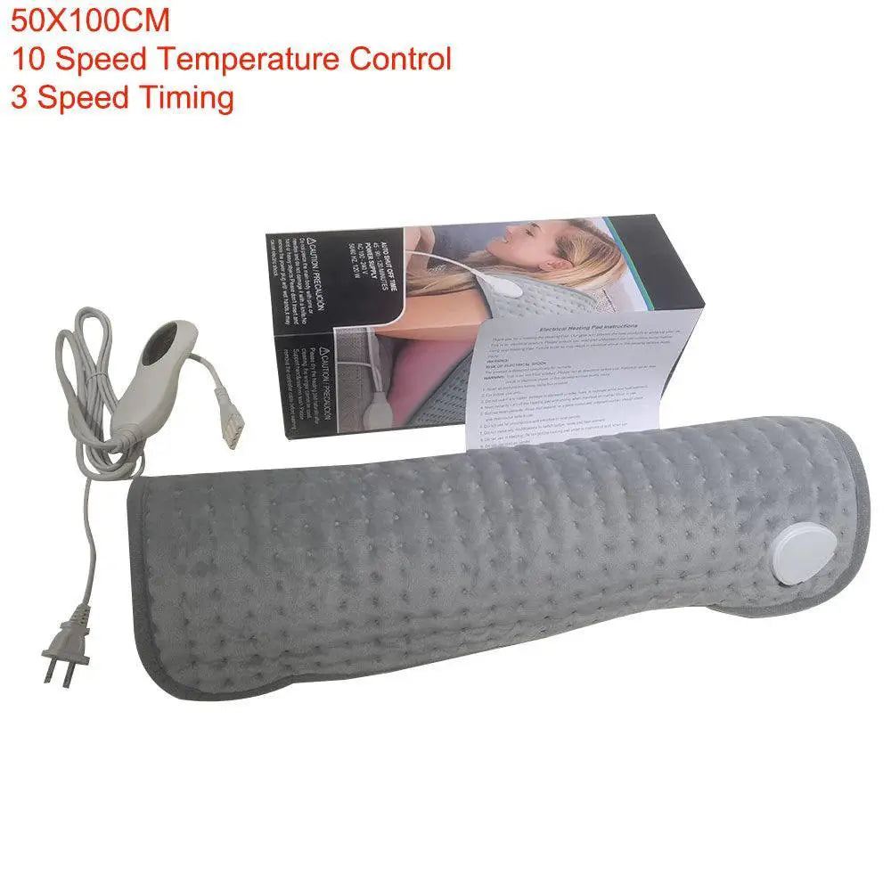 50x100cm Electric Heating Blanket Washable Winter Pain Relief