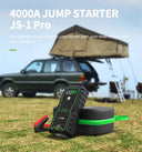 4000A Jump Starter Power Bank - Slim Car Charger