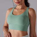 Women's High Stretch Yoga Bra Tank Top for Gym Use