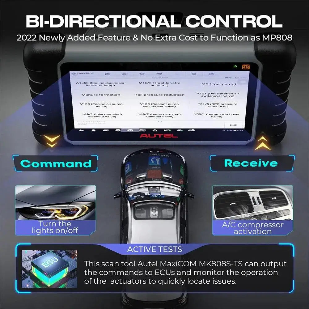 Autel MaxiCOM MK808S TS OBD2 Wireless Diagnostic Tool