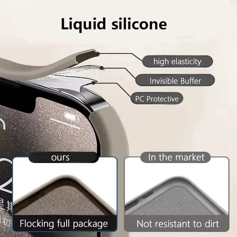 Original Liquid Soft Silicone For Magsafe Wireless Charge Magnetic Case For iPhone 18 17 16 Plus 15 14 13 12 Pro Max 11 Cover