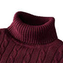 Warm Wool Turtleneck Sweater for Men