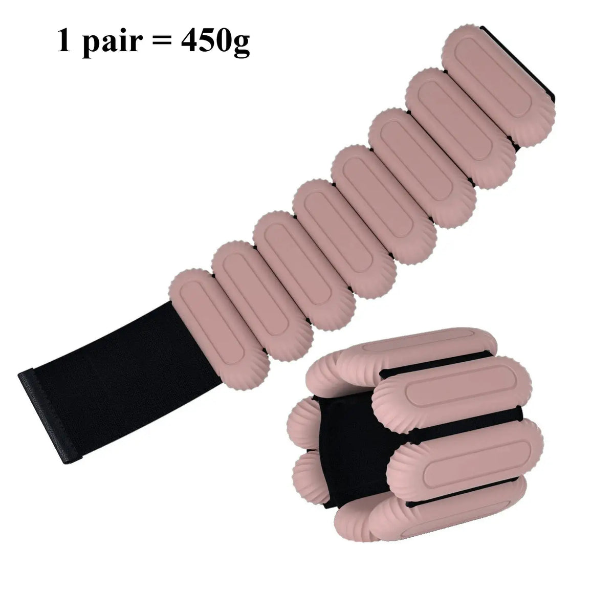 Ankle Weights 1 Pair 450g/900g Wrist Weight Adjustable Leg Weights Bracelet for Gym Fitness, Yoga, Pilates, Physical Therapy