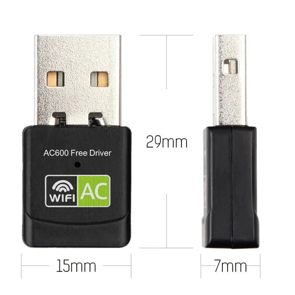 High Speed Dual Band USB WiFi Adapter PC Streaming Gaming