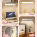 Magnetic LED Desk Lamp Adjustable USB Rechargeable Light