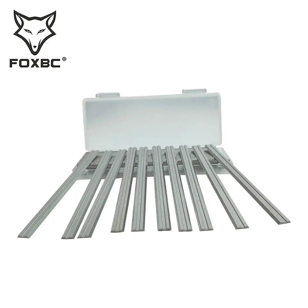 FOXBC 20 Pcs 82mm Electric Planer Blades HSS Knives Set
