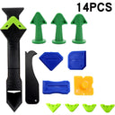 5 In 1 Silicone Remover Sealant Smooth Scraper Caulk Kit