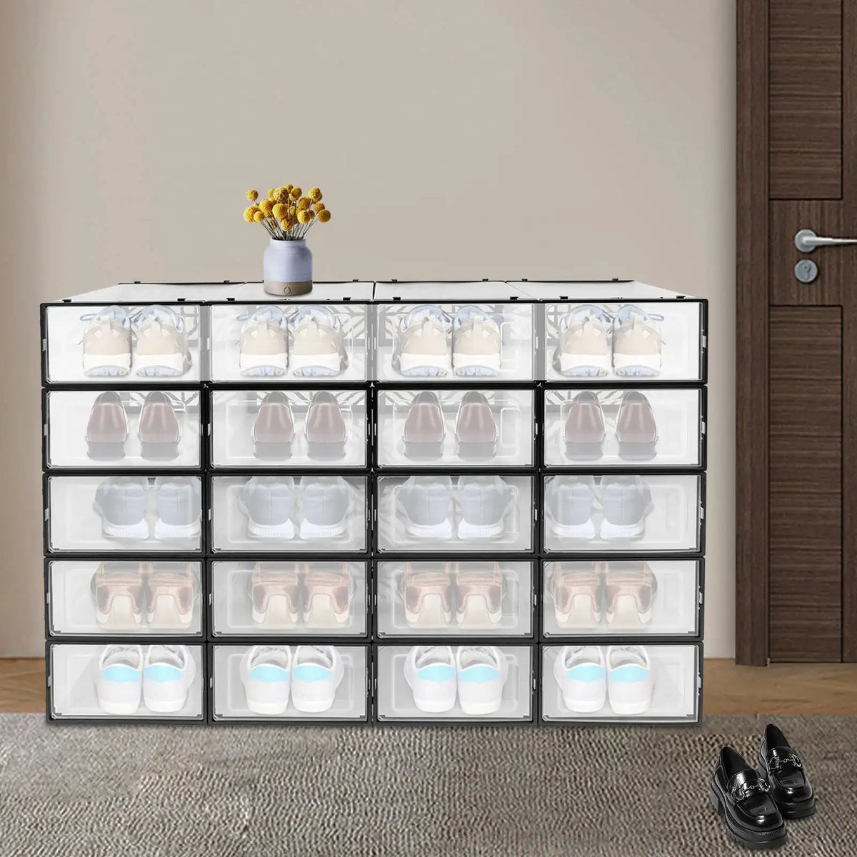 Transparent Shoe Storage Boxes Clear — product view 4