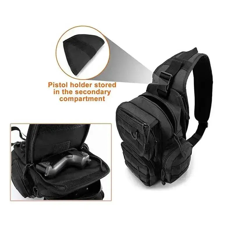 Tactical Chest Sling Bag Mens Riding Hunting Backpack