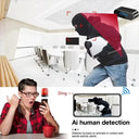 4K WiFi Clock Camera With Infrared Night Vision Motion Detection