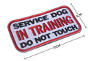 Pet Service Dog Training Security Patch Set - Eco-Friendly Patches