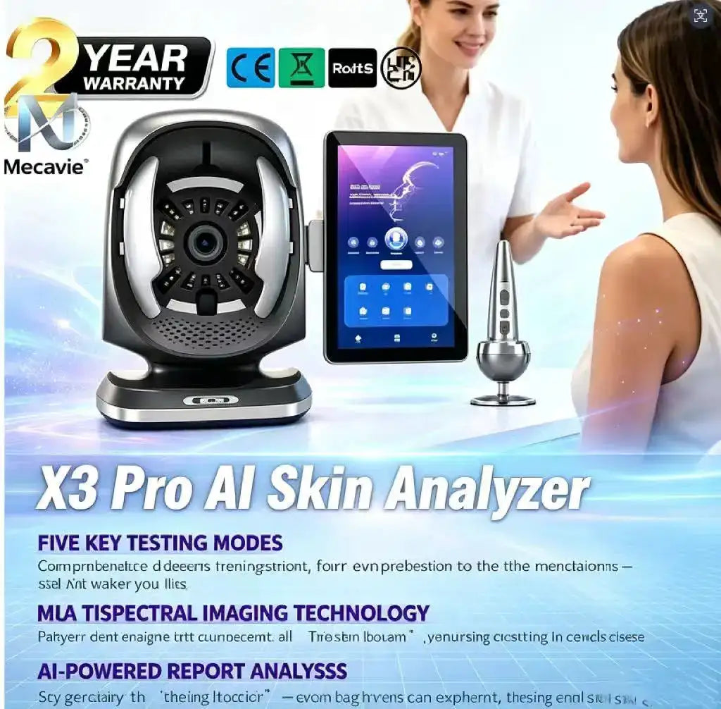 Professional AI Facial Skin Analyzer 15.6 Inch Touch Screen Scalp Tester Aging Prediction Skin Diagnostic Device for Beauty Salo