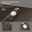Luxury MagSafe Case With Genuine Leather Cover