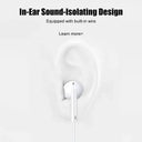 Wired Type C Earbuds - Active Noise Canceling